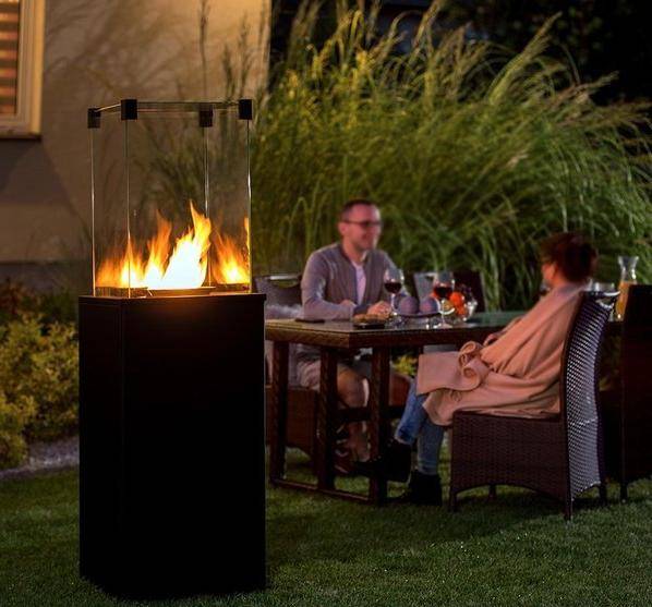 Газовый нагреватель Kratki PATIO Mini/M/G31/37Mbar/S, сталь, с ручным управлением