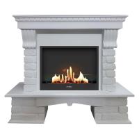 Биокамин в портале SteelHeat Brik, стекло Биокамин в портале SteelHeat Brik, стекло