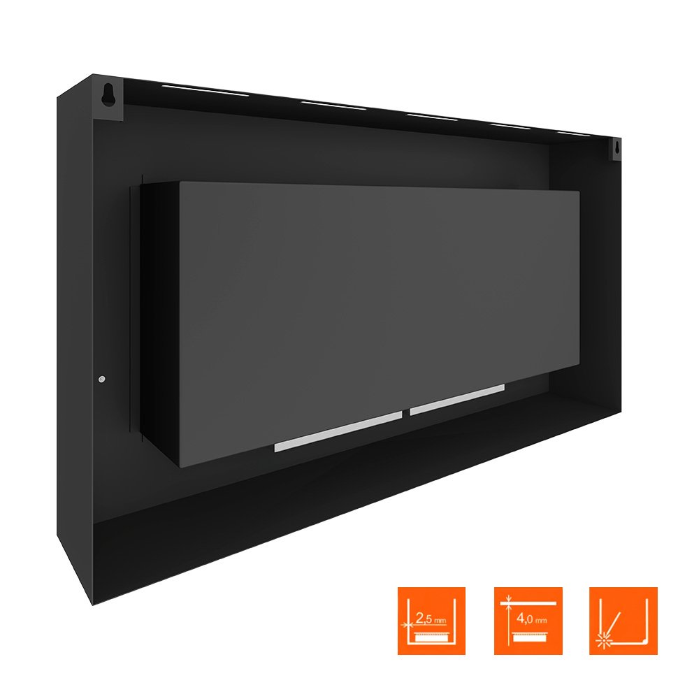 Биокамин SteelHeat WALL GRAND 1200 LITE черный, стемалит Биокамин SteelHeat WALL GRAND 1200 LITE черный, стемалит по цене 48 300 руб.