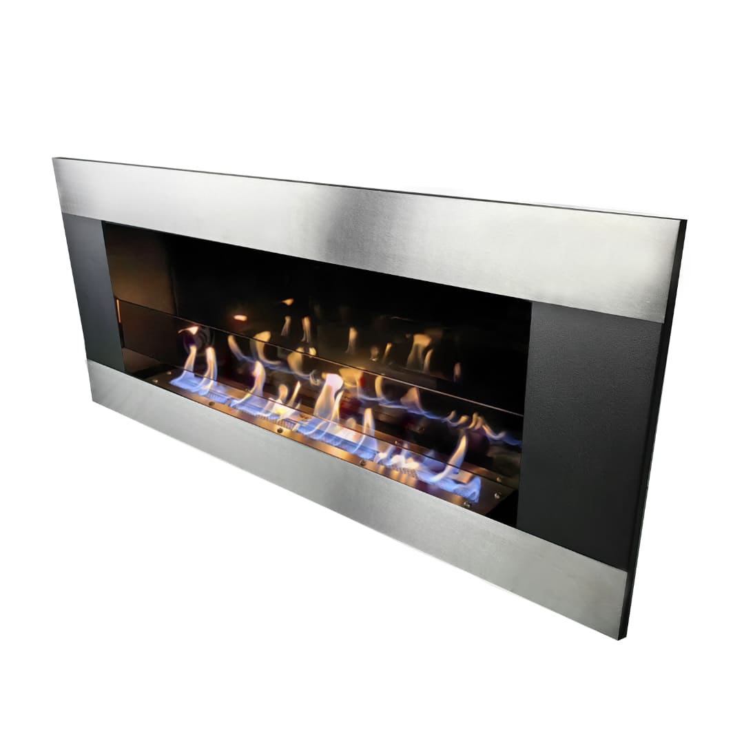 Биокамин "Русский огонь" Модерн 1200V встраиваемый с защитным и декоративным стеклом по цене 48 100 руб.