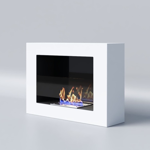 Биокамин "Русский огонь" Лайт Бланк 550N с декоративным стеклом (стемалитом)