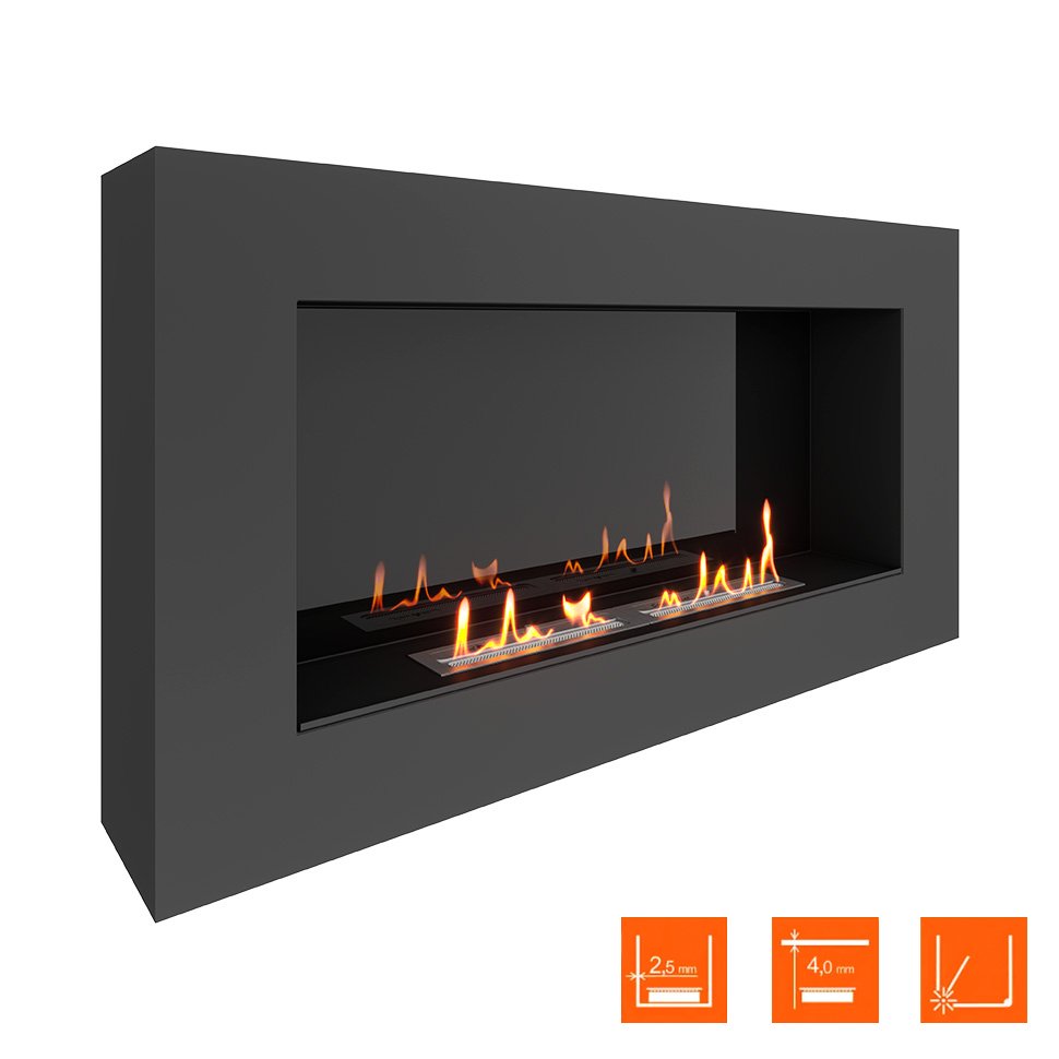 Биокамин SteelHeat WALL GRAND 1200 LITE черный, стемалит Биокамин SteelHeat WALL GRAND 1200 LITE черный, стемалит по цене 48 300 руб.