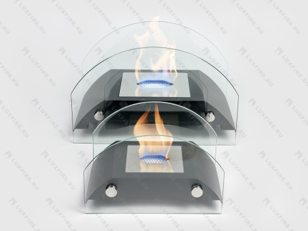 Настольный биокамин Lux Fire "Мост" S (черный) по цене 12 342 руб.