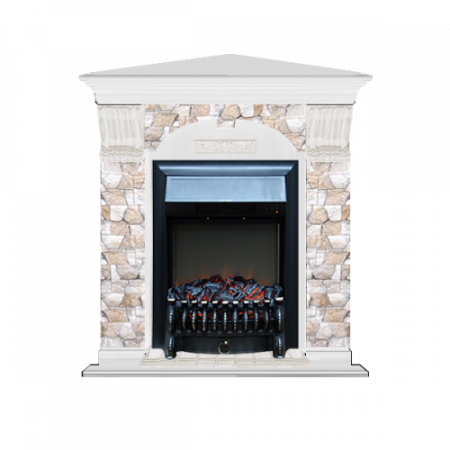 Арочный Арбат угловой (белый)+Fobos Black