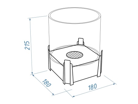 Настольный биокамин Lux Fire Зодиак "Близнецы" Белый по цене 15 000 руб.