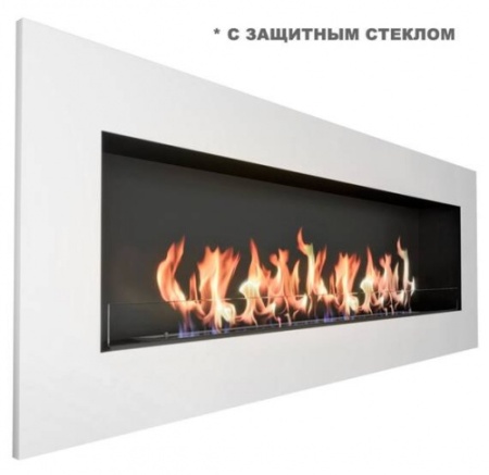 Биокамин ZeFire Elliot 1800 с белой рамкой по цене 62 200 руб.