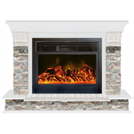 Панорама Грот цветной 28 (белый)+Newflame